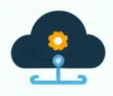 Cloud infrastructure icon